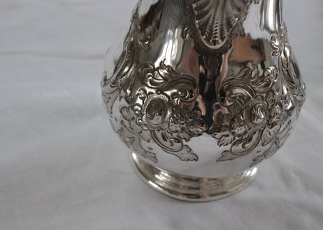 UK Silver Plated Antique Milk Jug ミルクジャグ