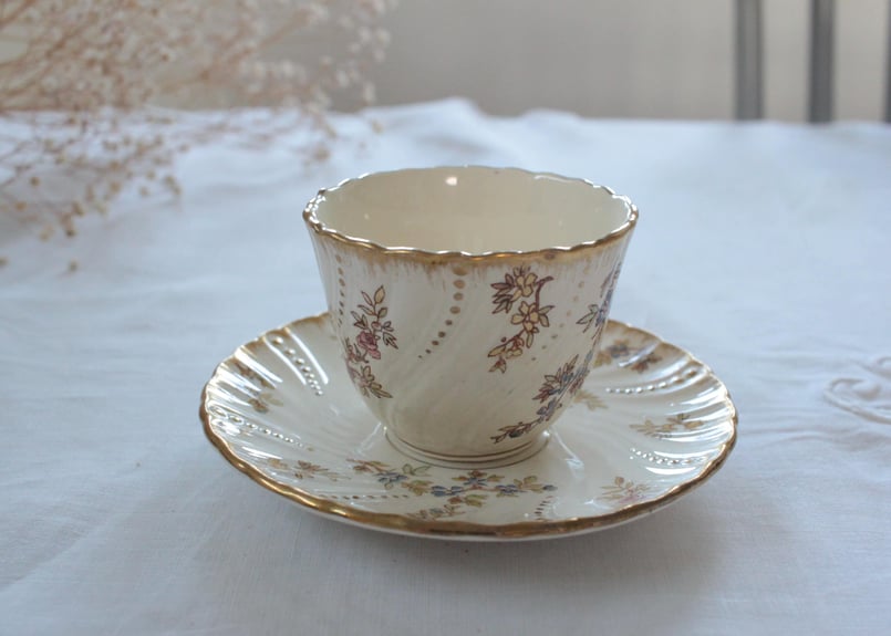 Sarreguemines【サルグミンヌ】C&Sデミタス/Louis XV ルイ15世スタイル