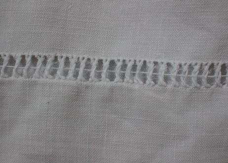 France Antique Linge Ancien Feuilles MONOGRAM“RB”