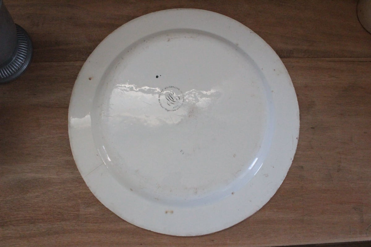 Creil et Montereau クレイユモントロー　グリザイユプレート CREIL ET MONTEREAU | La. YHA