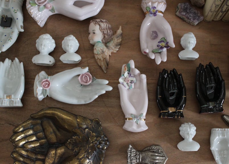 B】ブラックハンドモチーフ/Made in Japan | Antique & Brocan