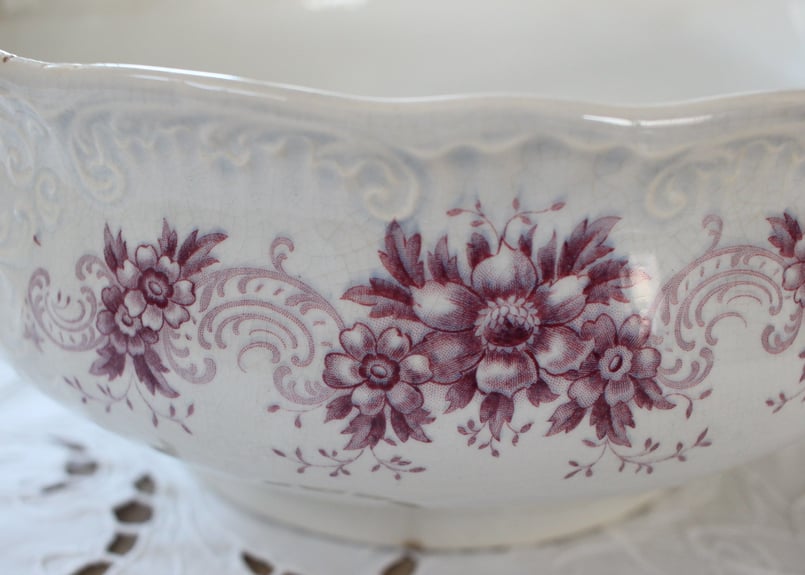 Sarreguemines U&C 【サルグミンヌ】AÏDA サラディエ | Antique Sarreguemines U&C 【サルグミンヌ】AÏDA サラディエ | Antique