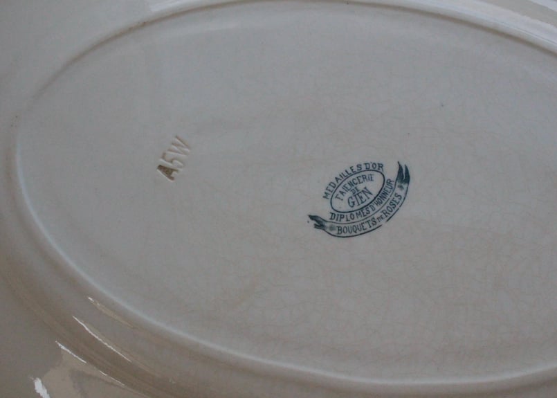 ジアン Gien オーバル プレート 3枚セット Gien【ジアン】bouquet de rose・オーバルプレート | Antique & B