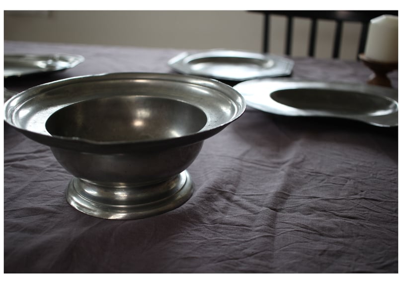 Etain Pewter Compotier エタンのコンポティエ | Antique &