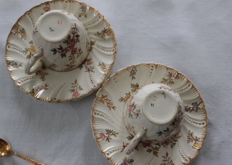 Sarreguemines【サルグミンヌ】C&Sペア/Louis XV ルイ15世 Sarreguemines【サルグミンヌ】C&Sペア/Louis XV ルイ15世