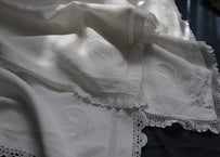 France Antique クッションカバー/MONOGRAM "D"（数量3）
