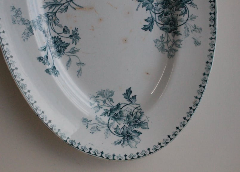 【引越しセール】Sarreguemines サルグミンヌ プレート2枚セット Sarreguemines 【サルグミンヌ】ELVIRE・オーバルプレート | Antique