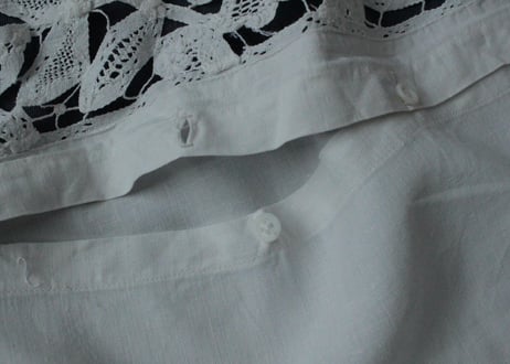 France Antique クッションカバー/MONOGRAM "M・B"
