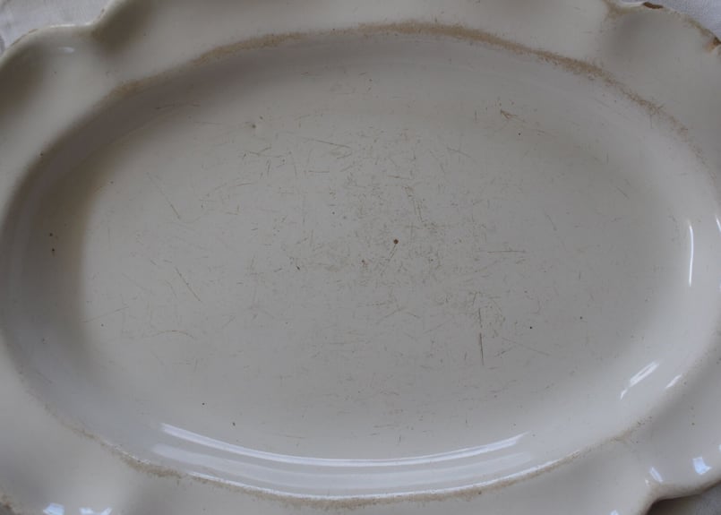 MOUSTIERS ムスティエオーバルプレート OVALE EN FAIENCE DE | A