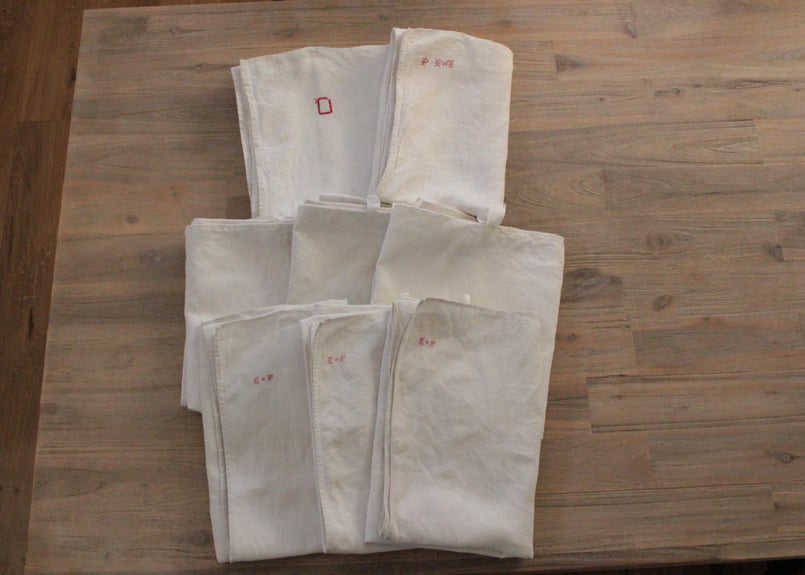 フランスアンティークキッチンクロス (数量5) | Antique & Brocante R