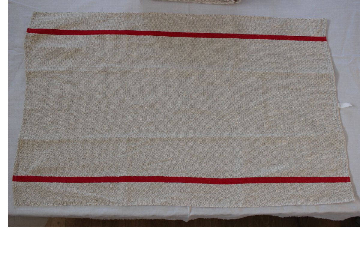 BASQUES EN LIN Torchons 赤ラインのバスク織トーション (数量6) |