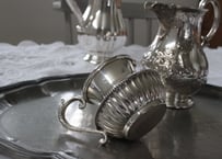 UK Silver Plated Antique Milk Jug ミルククリーマー