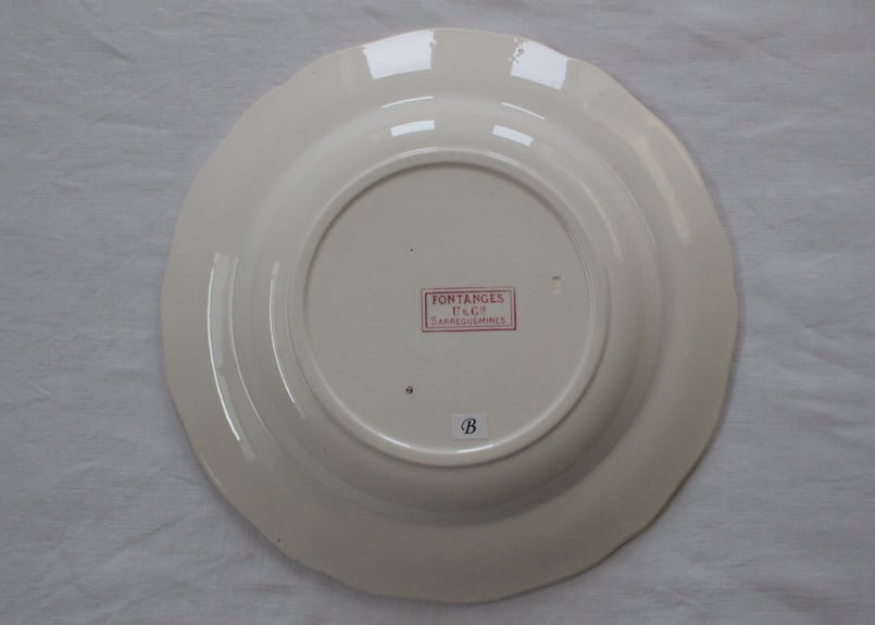 Sarreguemines【サルグミンヌ】fontanges スーププレート（数量2） | A