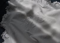 France Antique クッションカバー/MONOGRAM "MC"