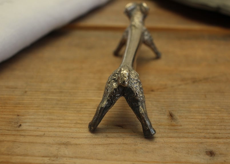 送料無料対象商品】真鍮製 動物達のカトラリーレスト（数量5