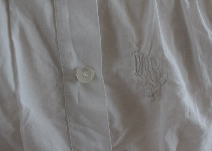 フランスアンティークキャミソール/モノグラム | Antique