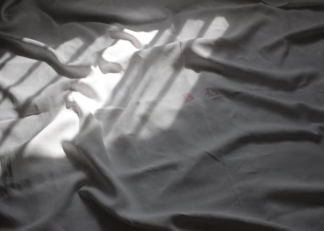 France Antique Linge Ancien Feuilles MONOGRAM“ B・L”大判シート