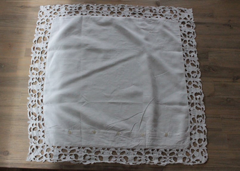 専用〜✴︎フランスアンティーク 壁掛け 置き型 モノグラム フリル