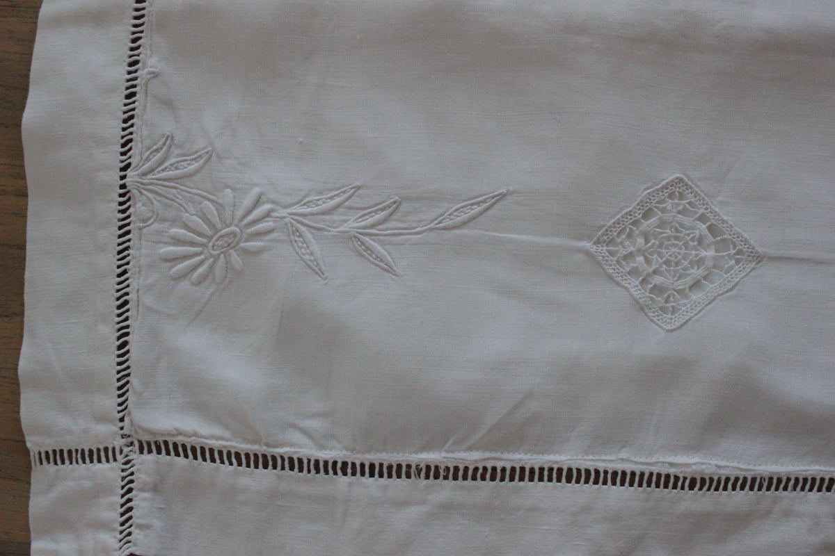 France Antique クッションカバー/MONOGRAM 