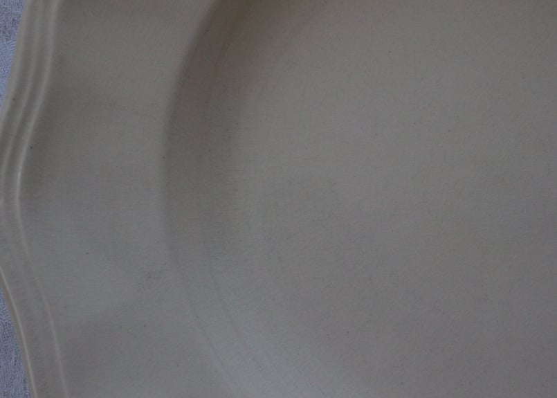 ペア販売】F・Sarreguemines 花リムアイボリー25cm | Antique &