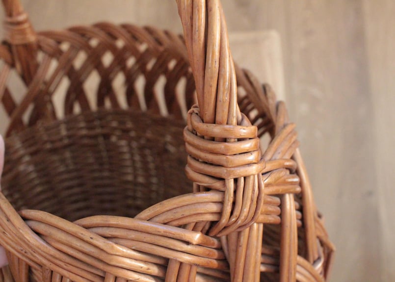 France Antique panier アンティーク籐のパニエ | Antique & B