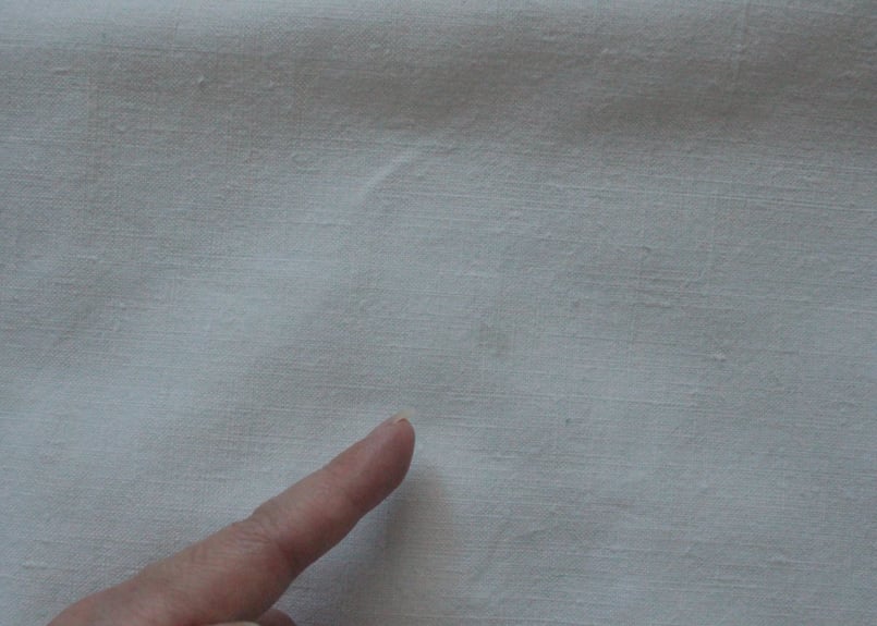 France Antique Linge Ancien Feuilles Monogram