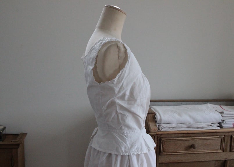 フランスアンティークキャミソール/モノグラム | Antique & Brocante