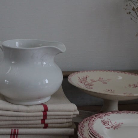 クレイユエモントロー水差しピシェフランスアンティークブロカント