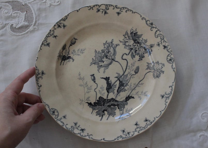 Choisy le Roi【ショワジールロワ】プレート・Pavots（数量2） | Antiq