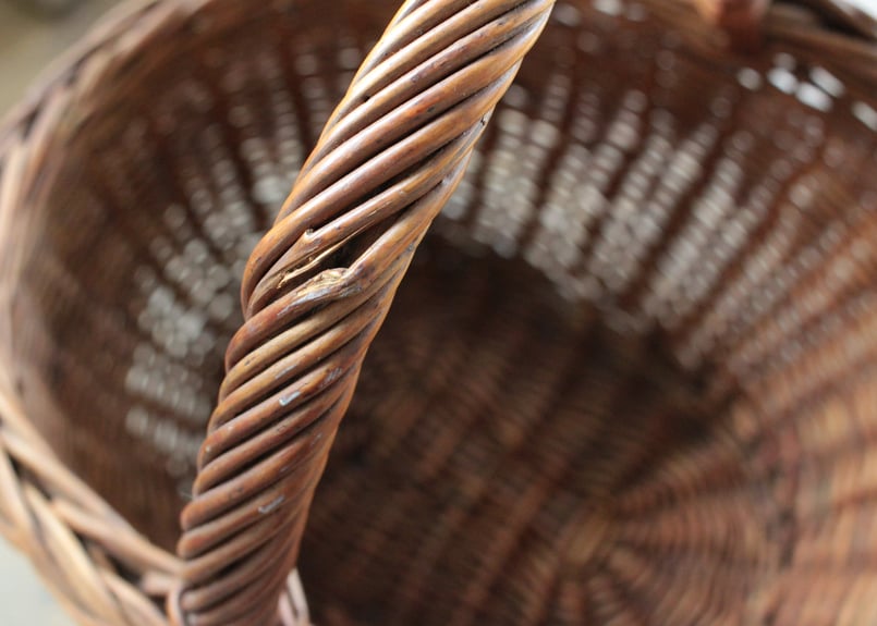 France Antique panier アンティーク籐のパニエ | Antique & B