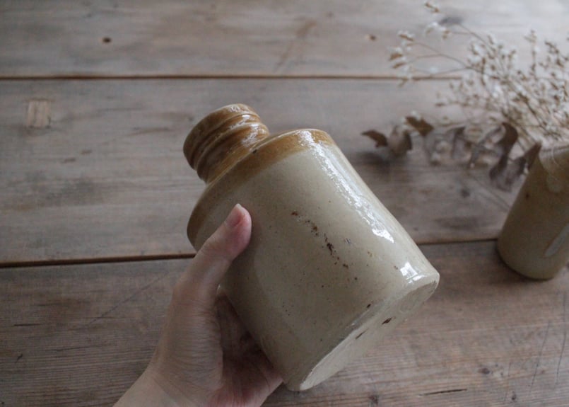 Stoneware Bottles/イギリス陶器ストーンウェアボトル (数量2