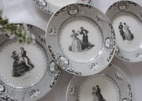 Gien【ジアン】bouquet de rose・オーバルプレート | Antique & B