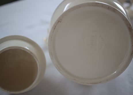 Leedsware Classical Creamware with Kintsugi second anniversary special set
