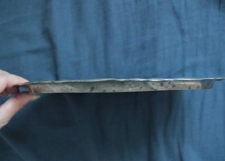 France Antique ovale Etain Pewter オーバル