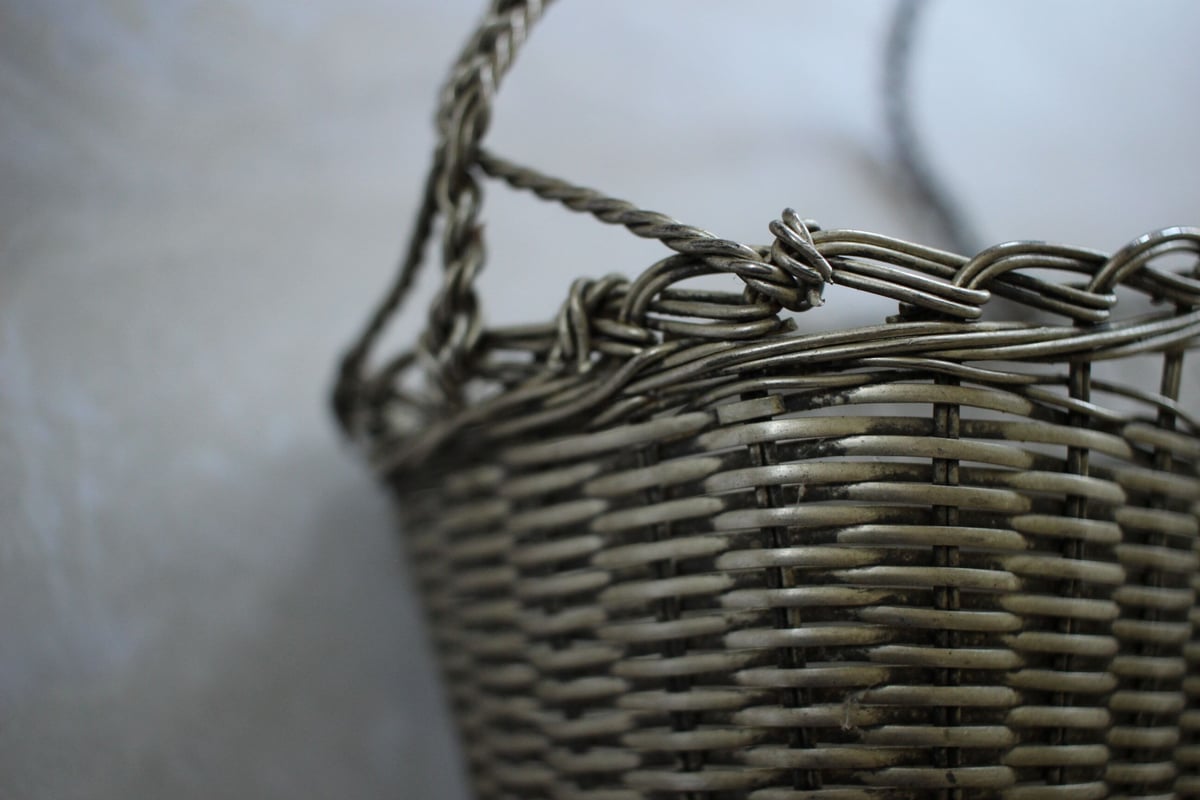 再入荷France Antiqueワイヤープレートのワインパニエ | Antique & Br