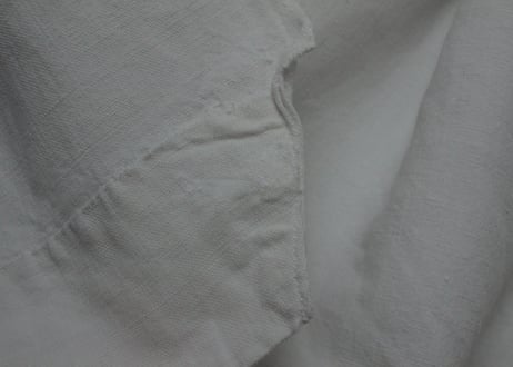 France Antique Linge Ancien Feuilles MONOGRAM“HB”シーツ