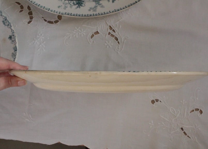 Gien【ジアン】bouquet de rose・オーバルプレート | Antique & B