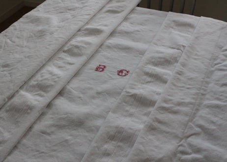 France Antique 大判シート/MONOGRAM “B・G”