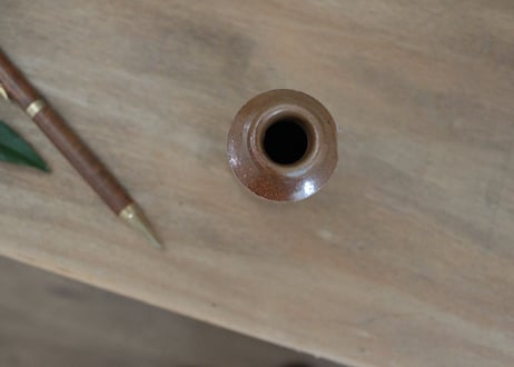 イギリスの陶器インク瓶（数量4）F・G・H・I