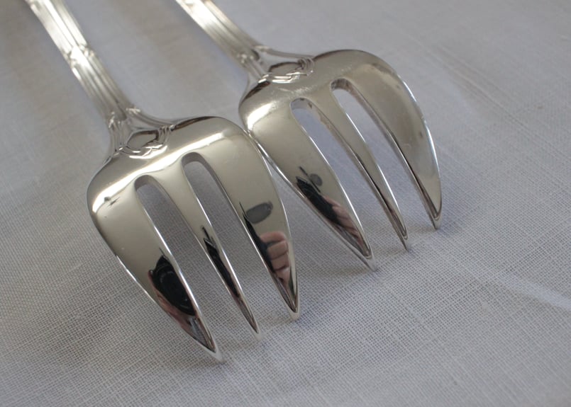 Christofle 【クリストフル】 Ruban・デザートフォーク（数量8) | Antiq