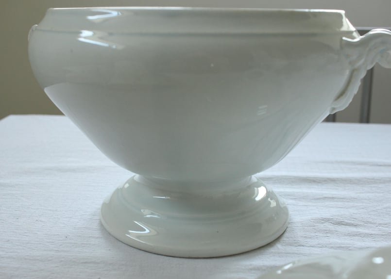 Luneville【リュネヴィル】白のスーピエール | Antique Luneville【リュネヴィル】白のスーピエール | Antique