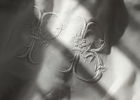 France Antique MONOGRAM“RB”　モノグラム大判シーツ