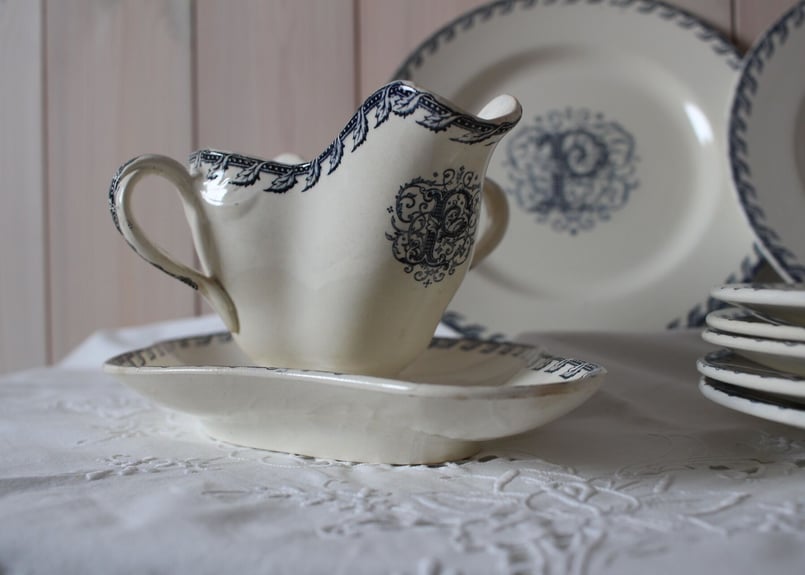 Luneville-KG【リュネヴィル】MONOGRAM ソーシエール | Antique &