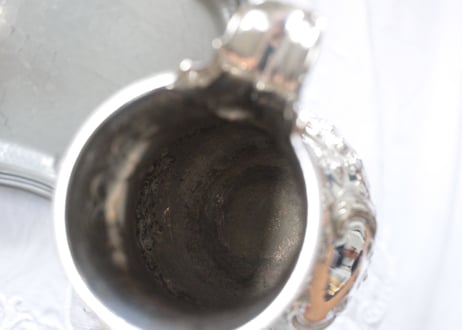 UK Silver Plated Antique Milk Jug ミルクジャグ