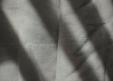 France Antique MONOGRAM“MC”　モノグラム大判シーツ