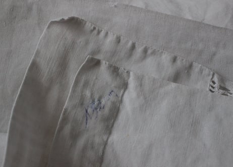 France Antique モノグラムシーツ/MONOGRAM “RC”