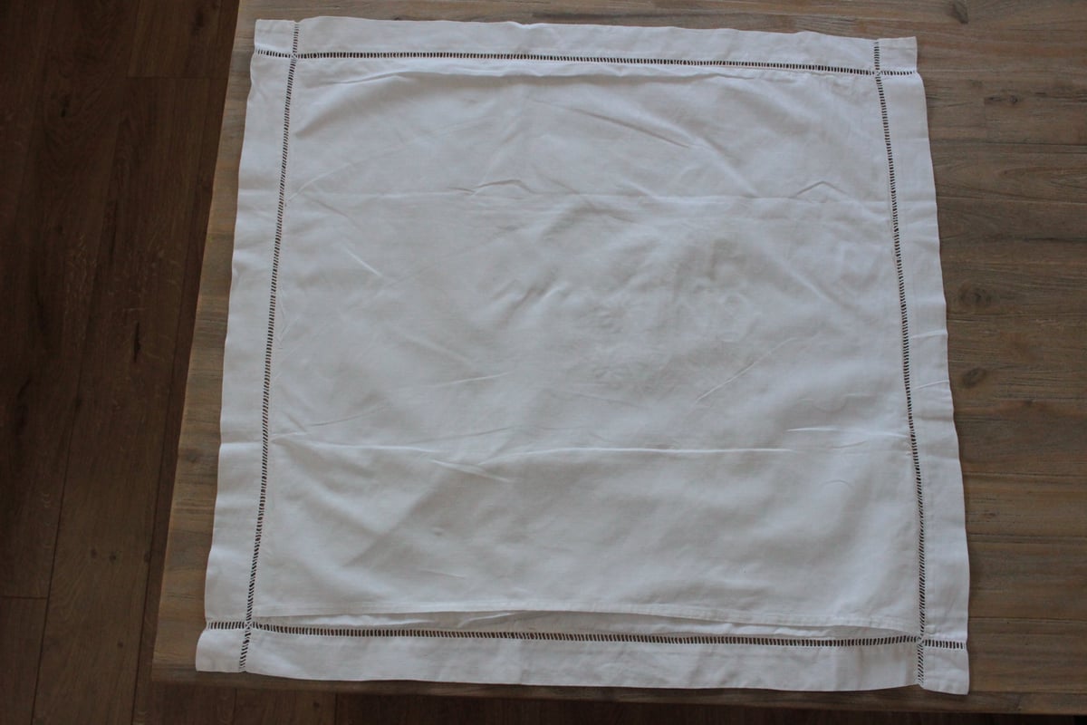 フランスアンティーク/モノグラムクッションカバー/MONOGRAM \