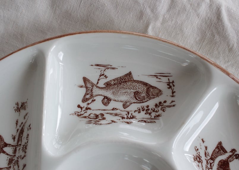 Gien【ジアン】 動物達のランチプレート (数量4) | Antique & Brocant