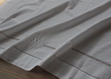 専用〜✴︎フランスアンティーク　壁掛け　置き型　モノグラム　フリルカバー2点付き 専用〜✴︎フランスアンティーク 壁掛け 置き型 モノグラム