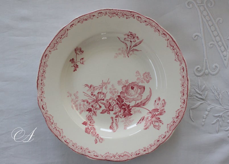 Sarreguemines【サルグミンヌ】fontanges スーププレート（数量2） | A